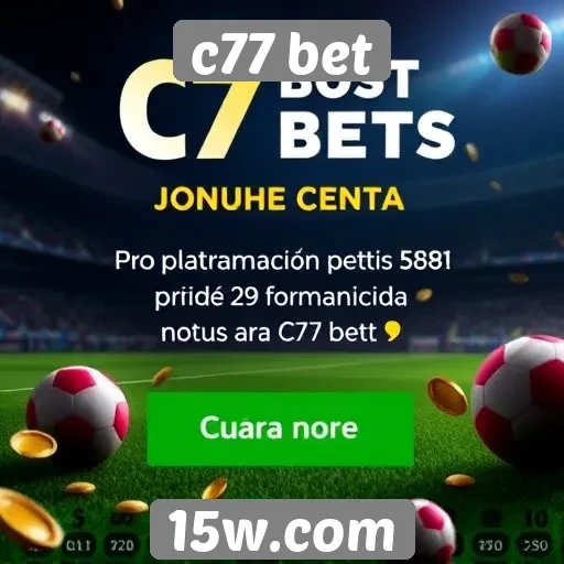 C77 Bet apresenta promoções para novos usuários